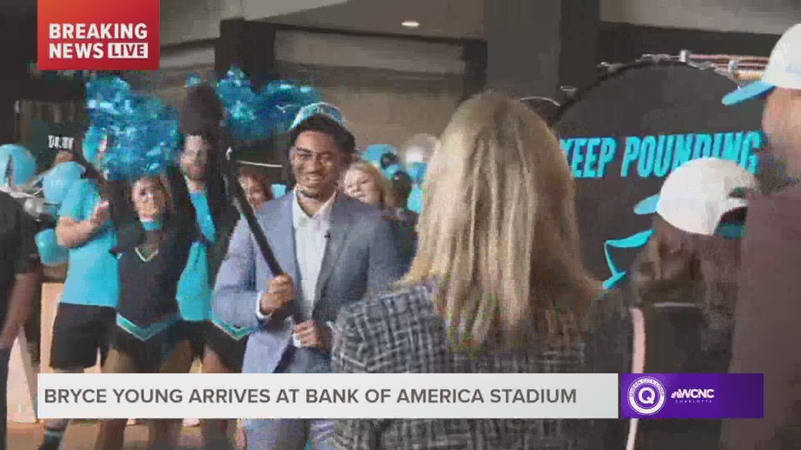 Panthers host 2023 NFL Draft party at Bank of America Stadium