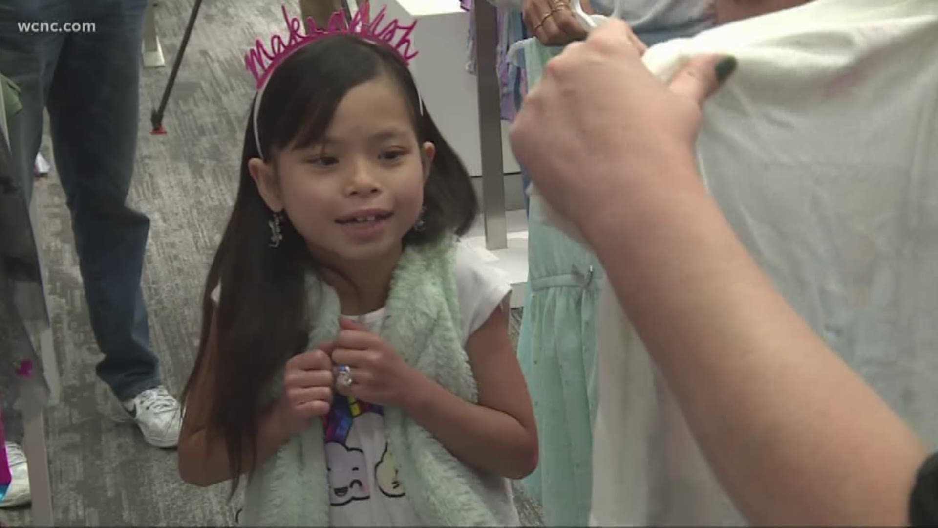 Nine-year-old Gracelyn Traver knew right away what she wanted for her special day.