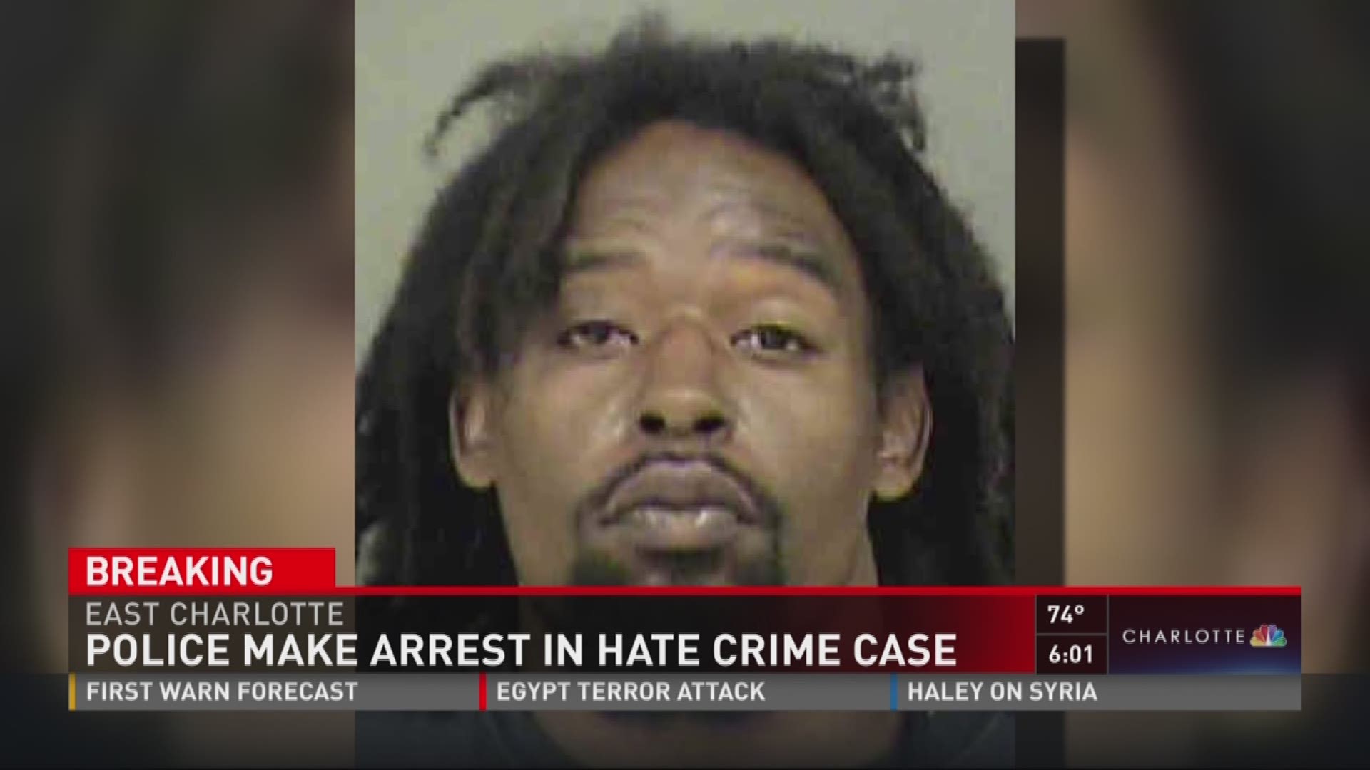 An arrest has been made in an east Charlotte crime case.