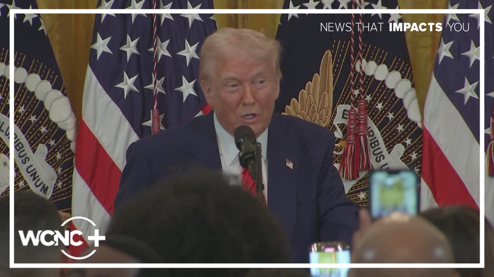 President Trump hosted a Black History Month celebration at the White House Thursday, where he announced the new National Garden of American Heroes.