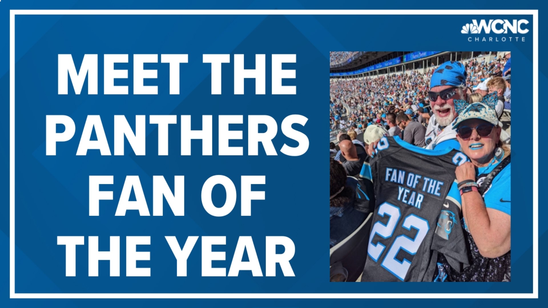 Dedicated Panthers superfan heading to the Super Bowl
