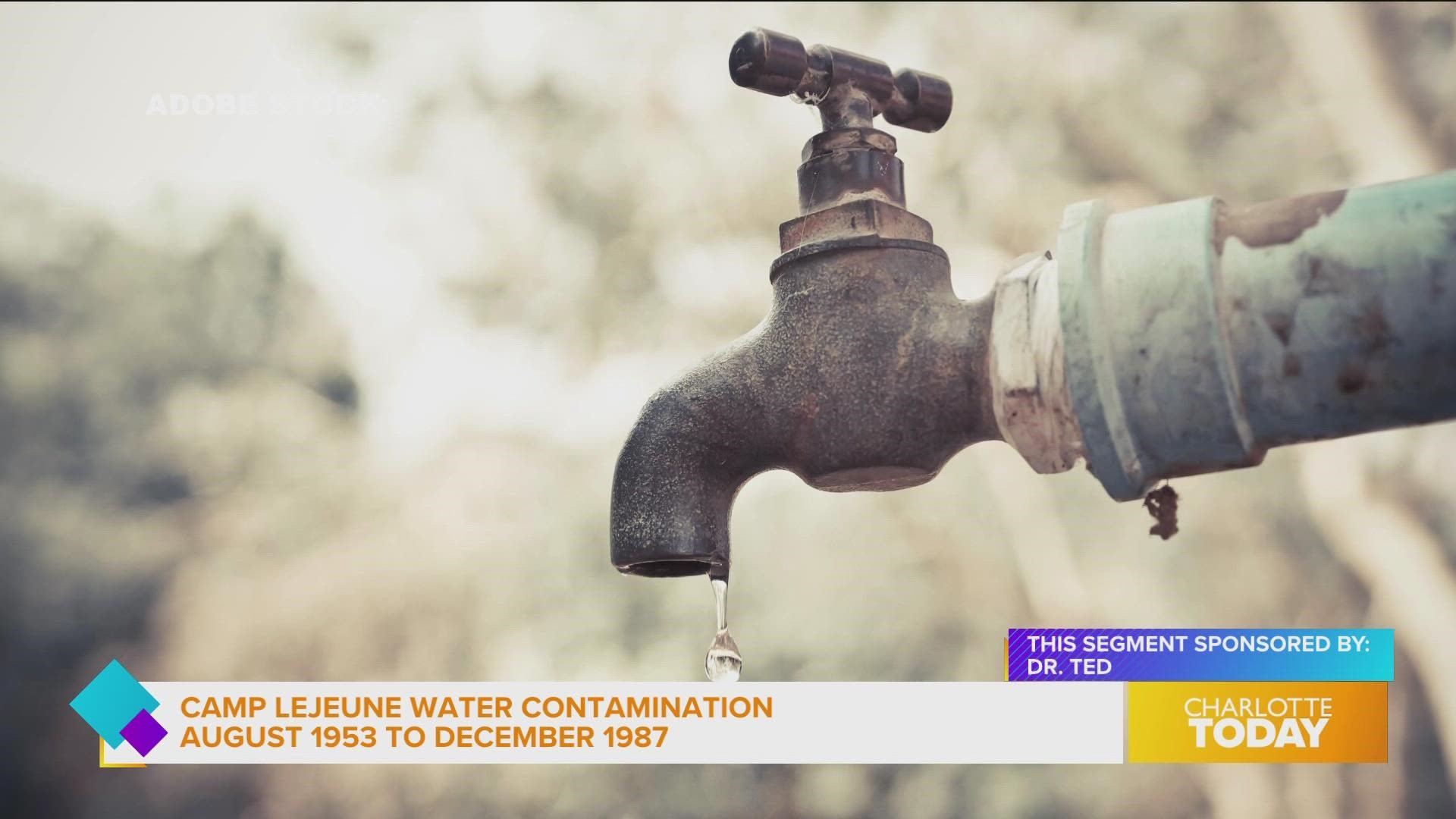 Contaminated water concerns at Camp Lejeune