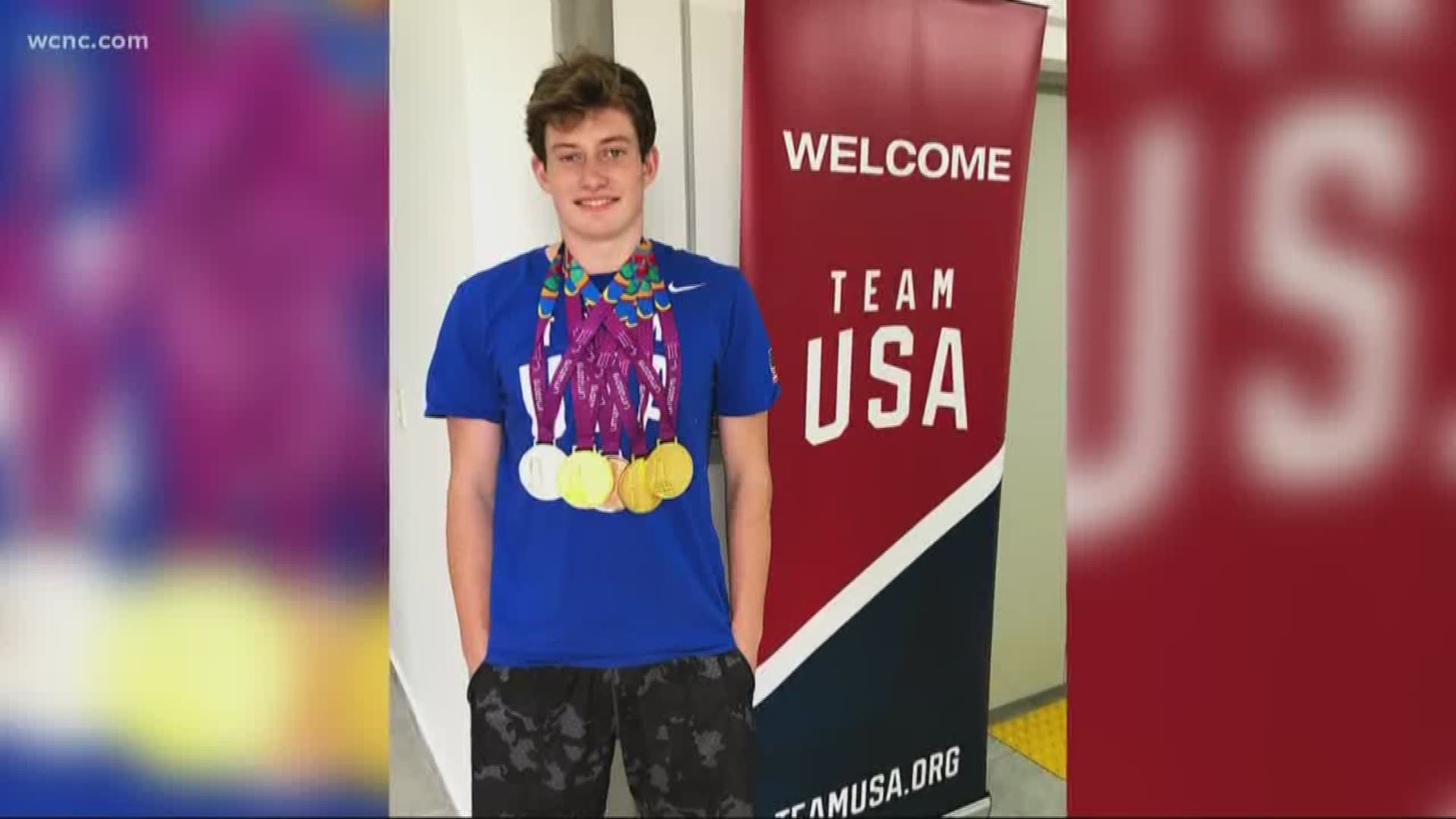 One Charlotte native has been swimming most of his life and up until last week, he was training to represent our country in the Paralympics.