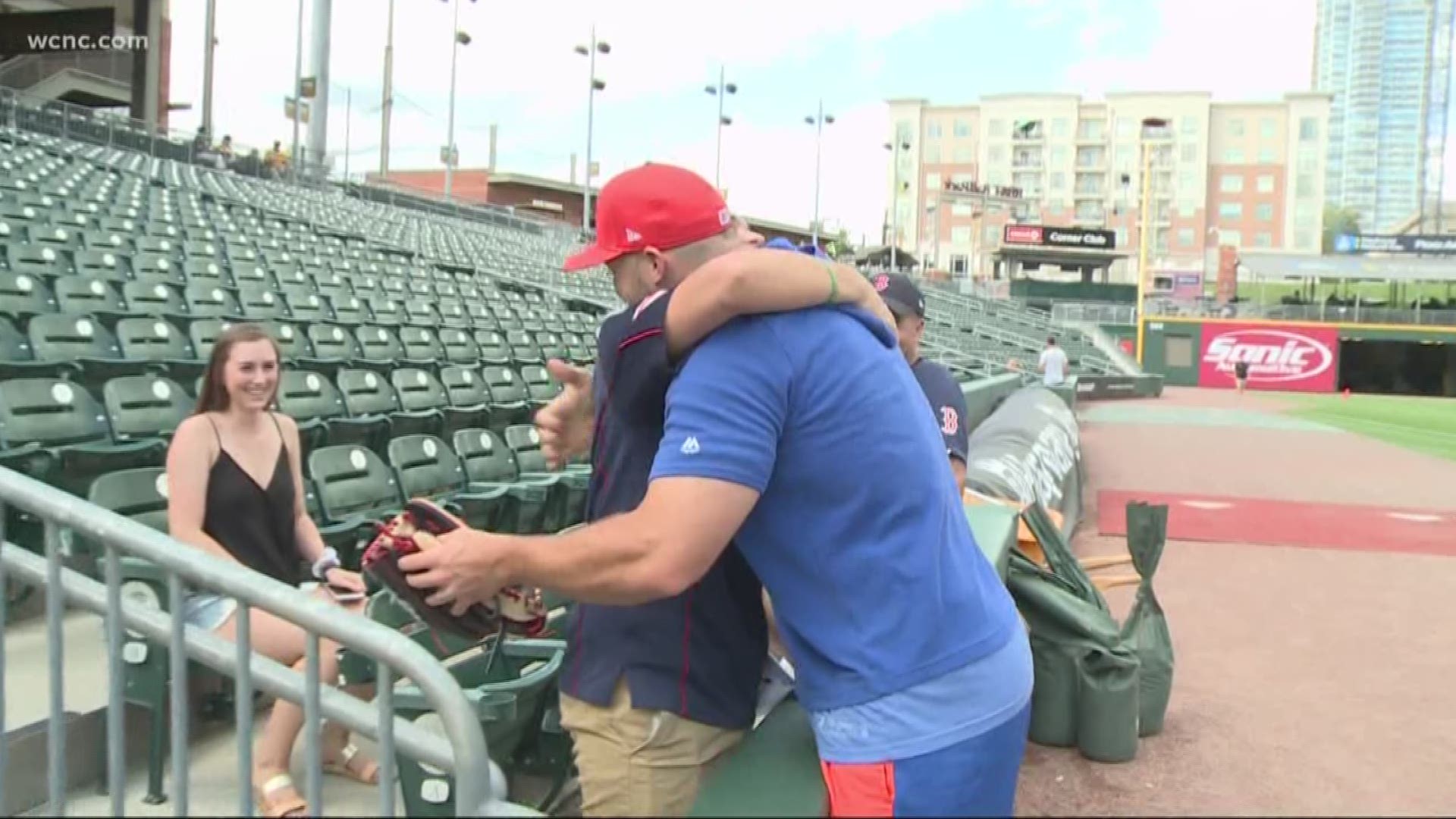 College football legend Tim Tebow's pursuit of a baseball career brought him to Charlotte this week.