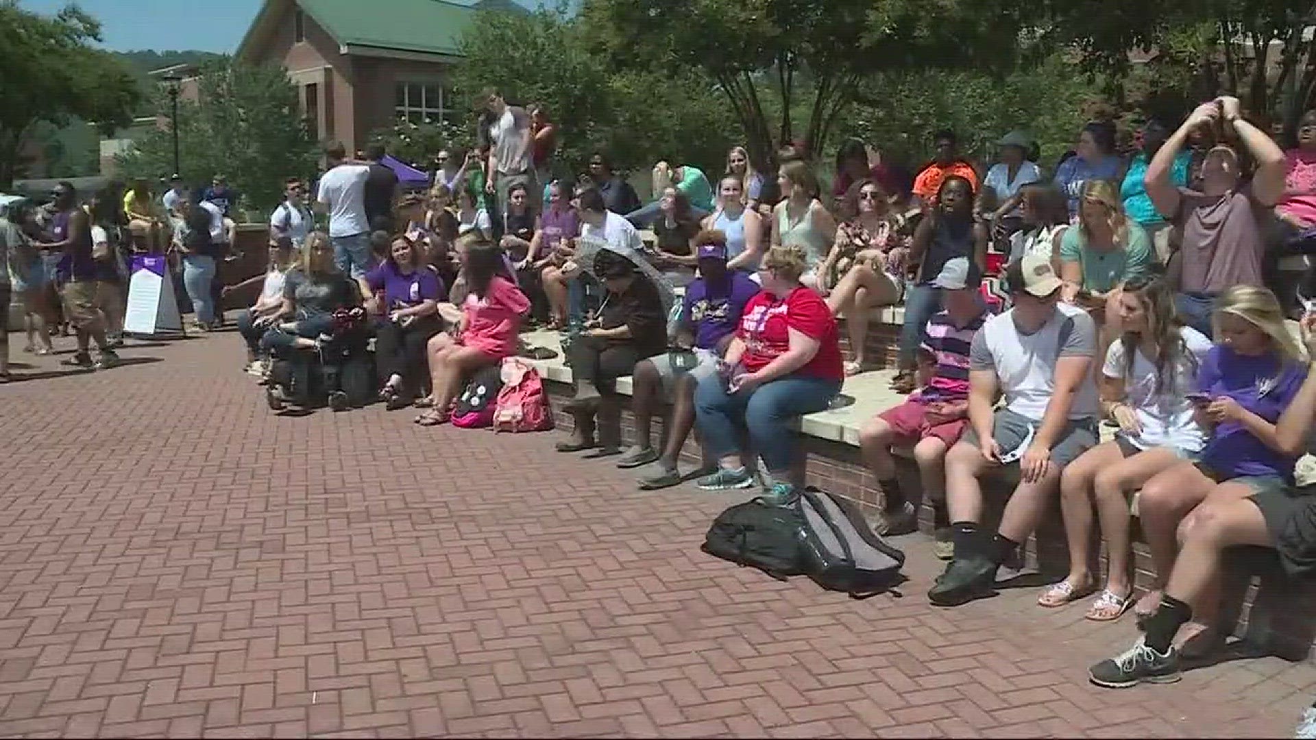 The first day of classes were cancelled to watch the historic eclipse