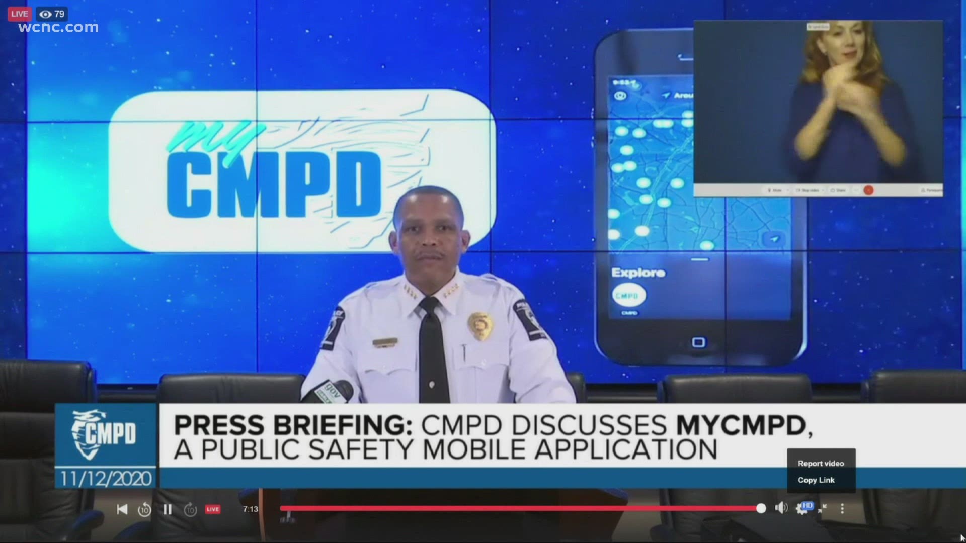 In the midst of record-breaking floods and a rising homicide rate, CMPD launched a new tool for the public to report problems when they see them happening.