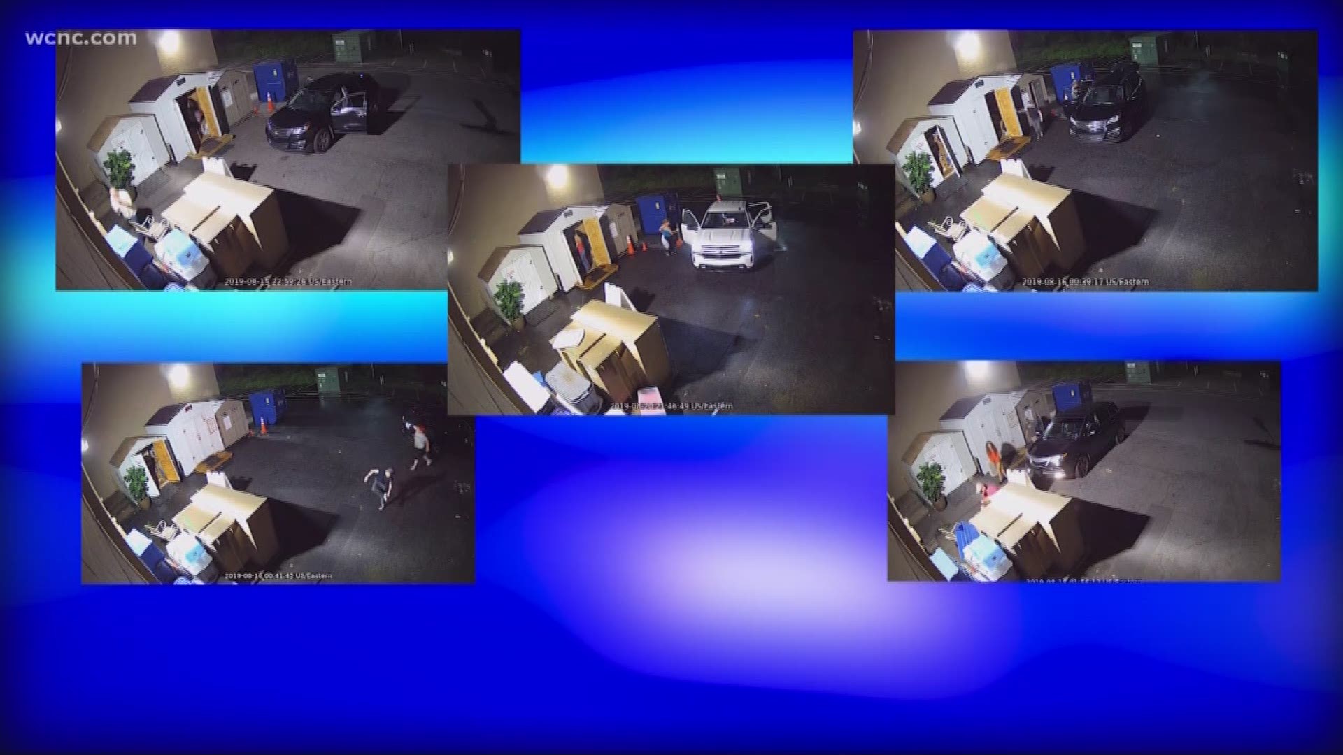 The sheriff's office released surveillance video of the crime from outside Sweet Repeats in Clover.