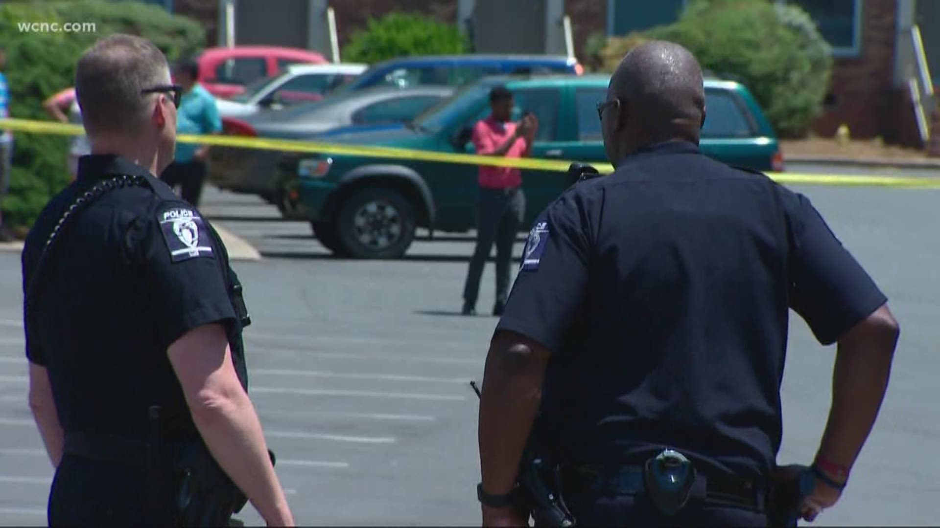 CMPD is investigating a homicide after one person was fatally shot and another was hospitalized Saturday afternoon.