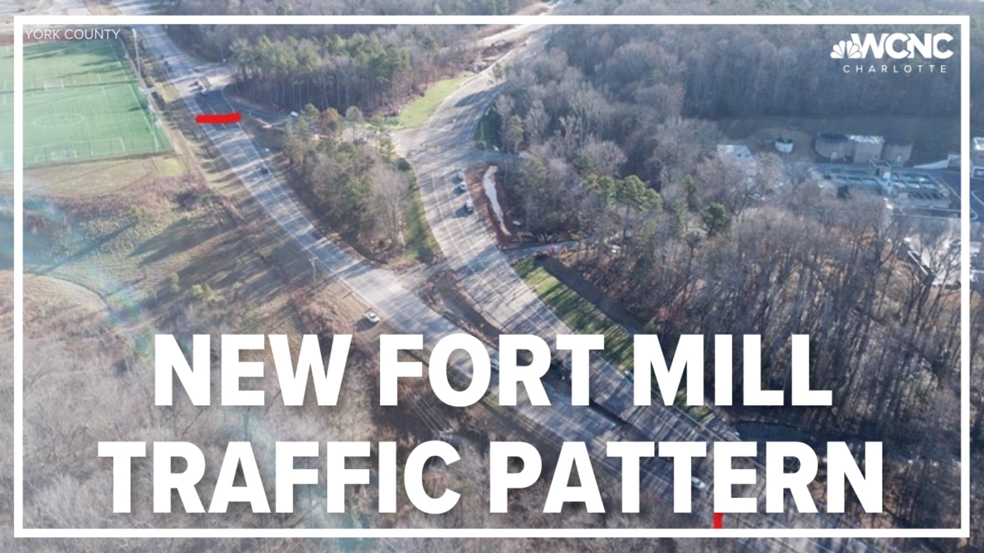 The new intersection of Spratt Street and Fort Mill Parkway near Riverview Elementary School opened to drivers Friday.