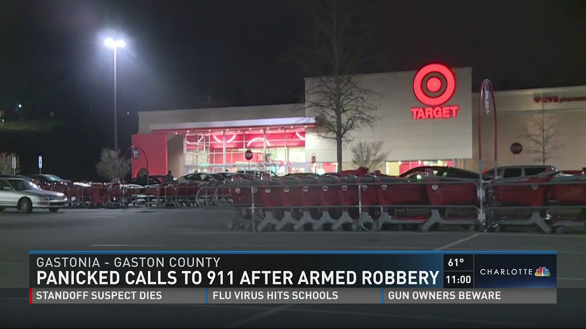 Panicked calls to 911 after a case of shoplifting turns into armed robbery at a busy store.