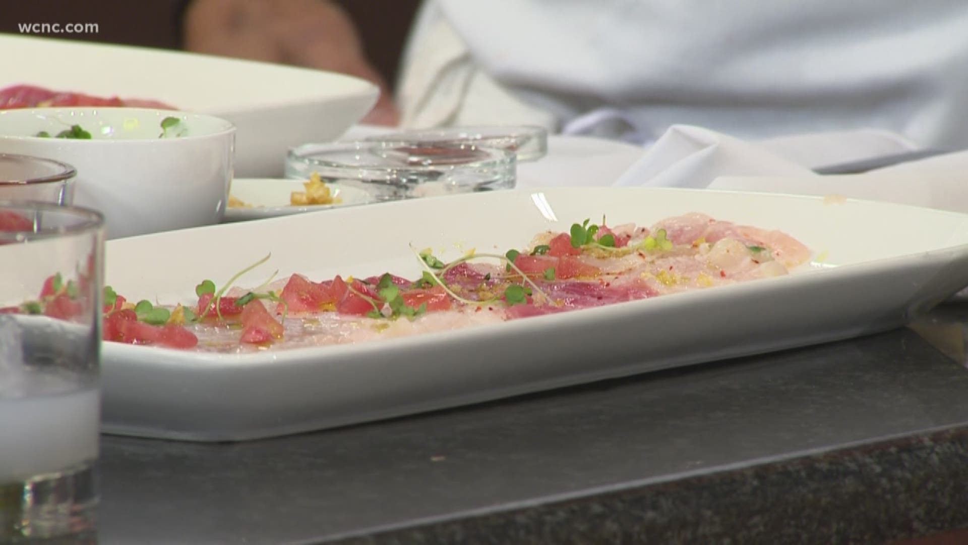 Stratos Lambos from Ilios Noche shows us how to make a light seafood dish that’s perfect for summer.
