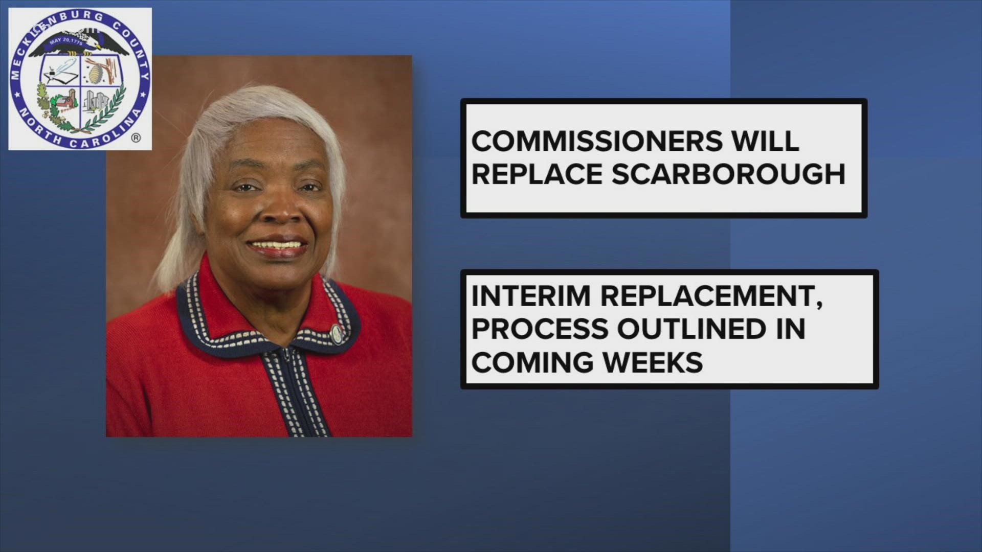Commissioner Vilma Leake advocated for the board to continue paying Scarborough even as she's on extended leave.