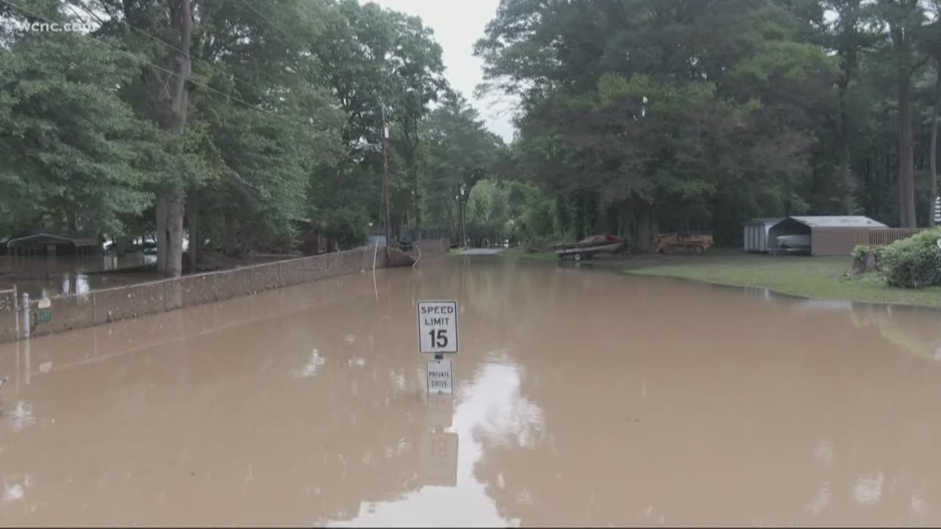 There has been widespread damage from Alexander to York Counties. In Mecklenburg County, Mountain Island Lake hit the second highest crest on record Monday morning.