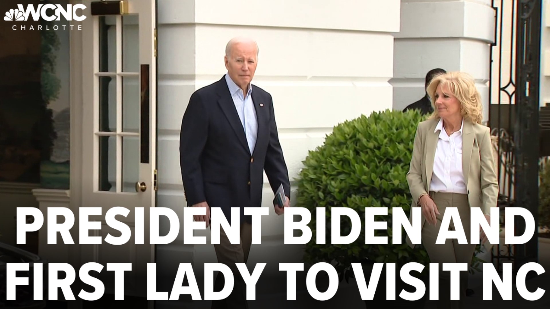 President Biden and First Lady Jill Biden will visit North Carolina on Friday, the White House announced Saturday.