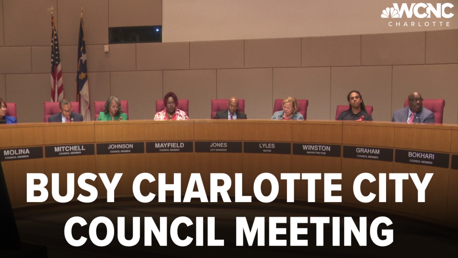 Charlotte city leaders took action on a number of notable topics Monday night.