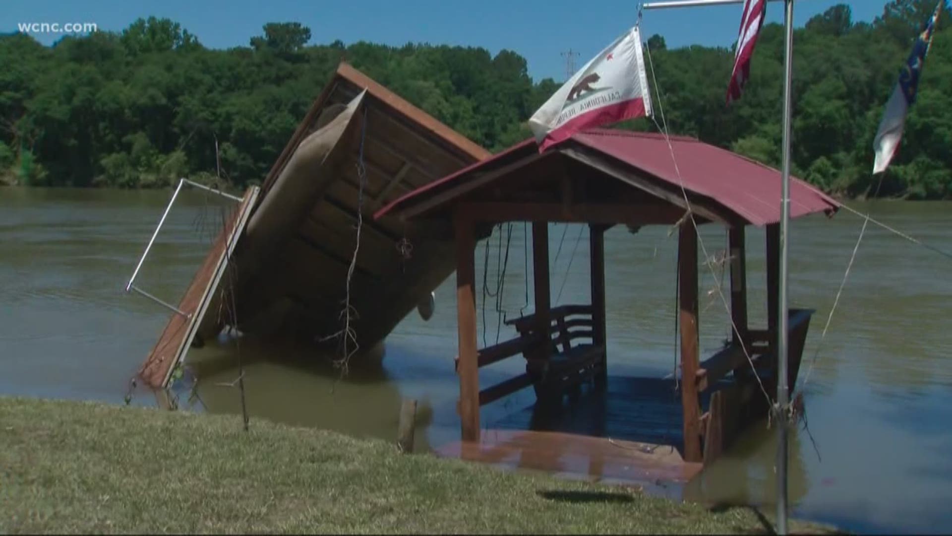 Many people are getting their first looks at the damage the historic flooding left behind, and it's shocking. People living near Mountain Island Lake and the Catawba River are among the hardest hit.