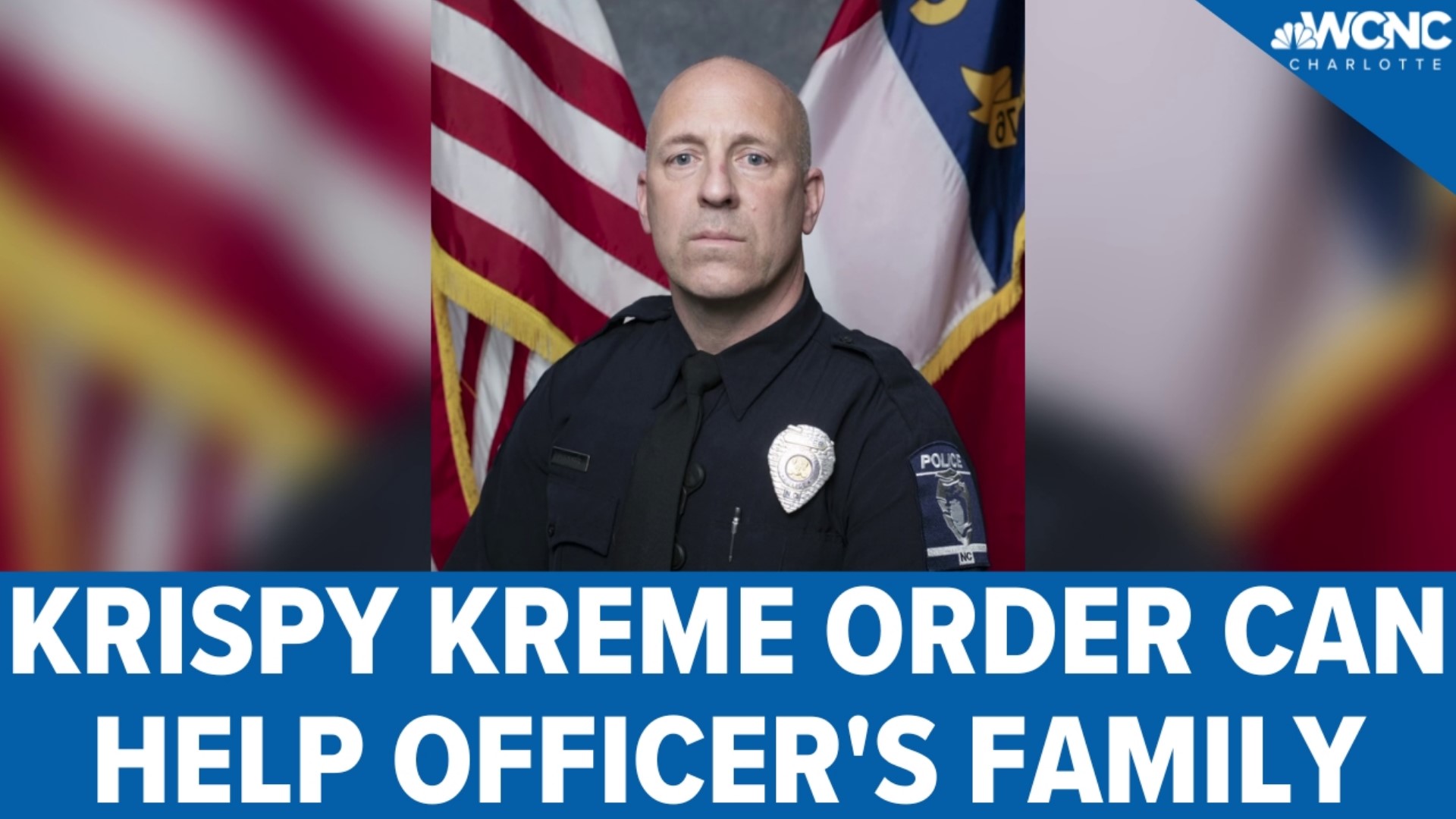 Buying donuts as a morning breakfast treat can also help support the family of a Charlotte police officer through the end of the year.