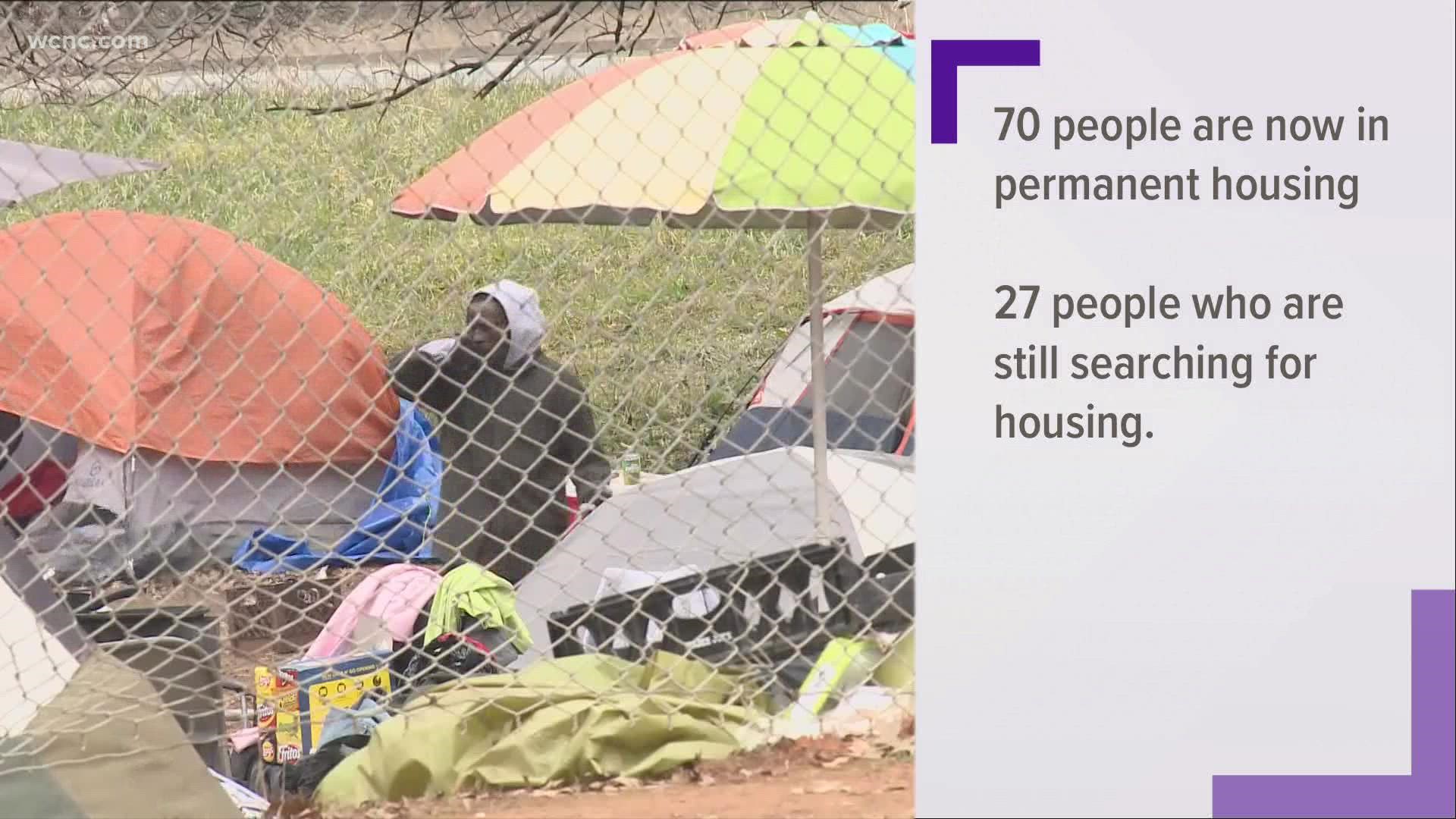 The county said there are 27 people remaining who are still searching for housing.