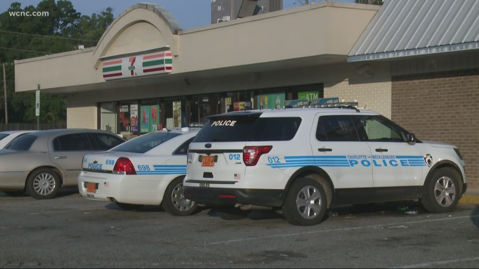 Police say three people tried to rob a 7 Eleven gas station on Old Concord Road around 5:40 a.m. CMPD says a teen girl had a gun and demanded money before running off.