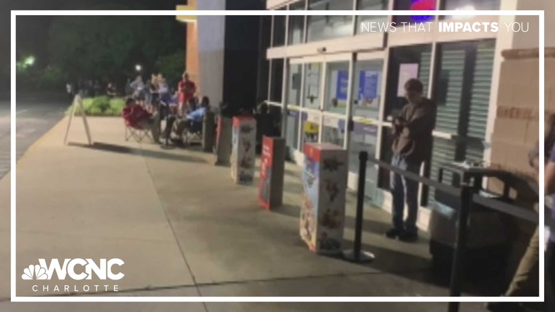 Some in Rock Hill reported waiting in line overnight for the release. 