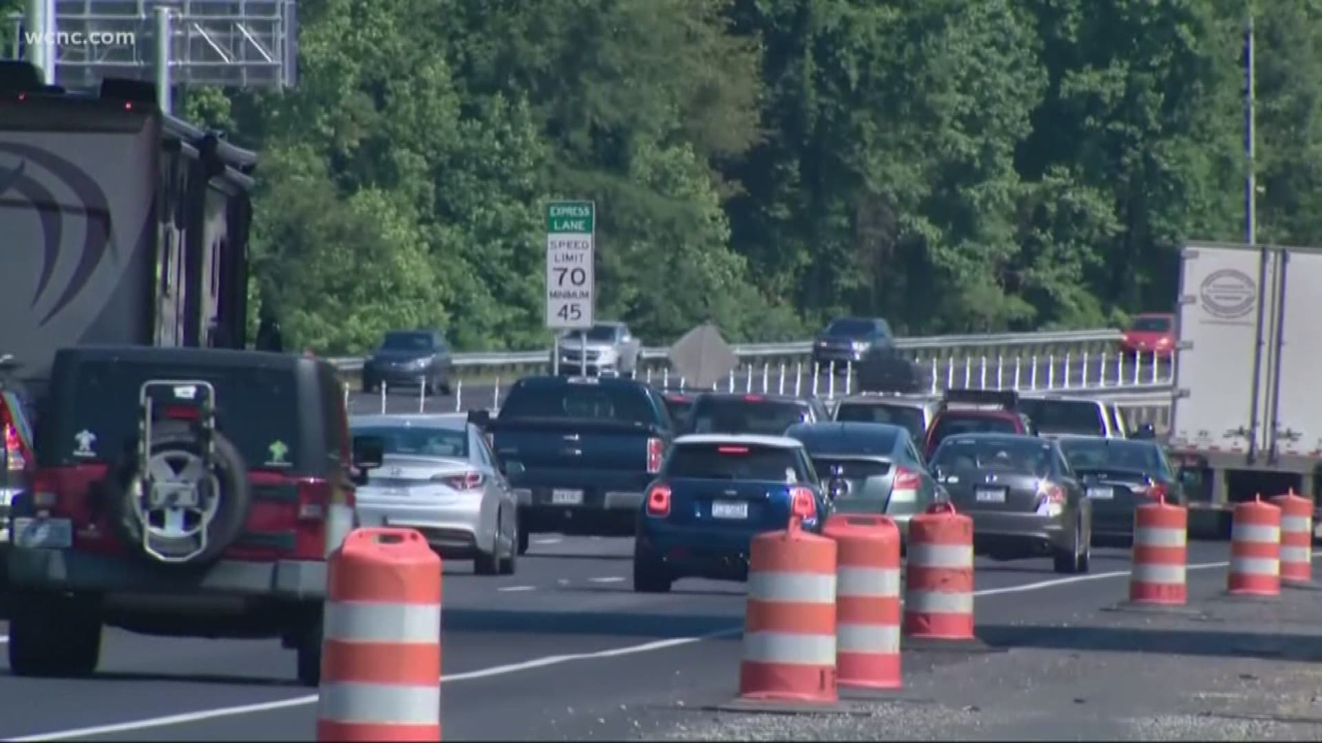 As the express lane project drags past its completion date, thousands of drivers are left navigating through construction zones.