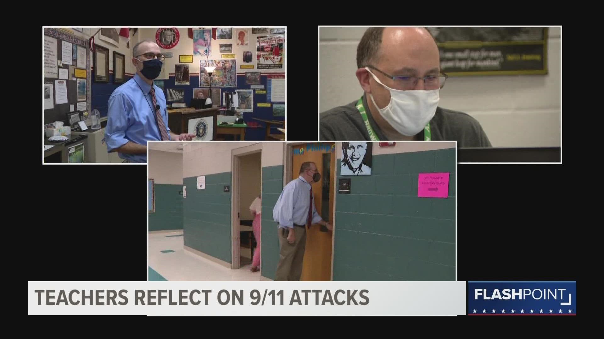 Three local teachers recount their experiences when the events of Sept. 11 unfolded.