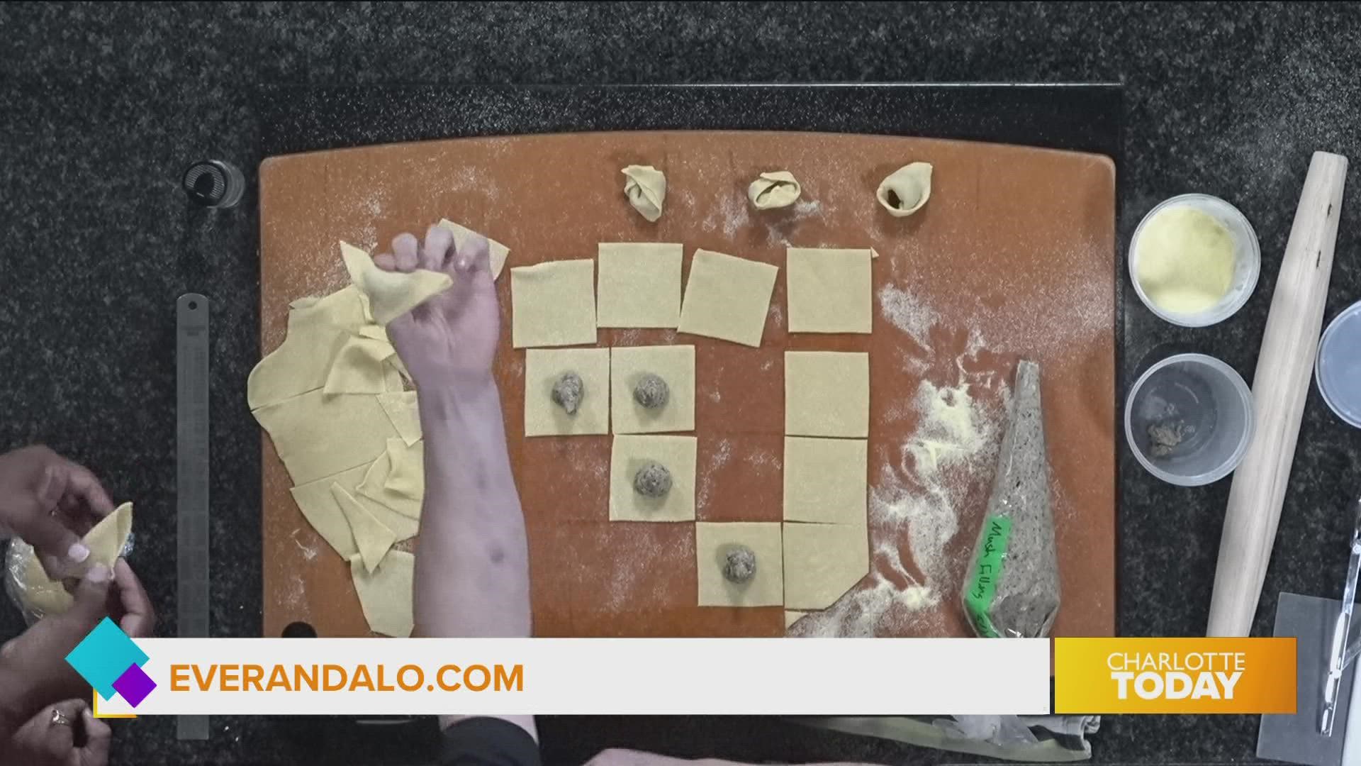 Ever Andalo Sous Chef shares how to fold this dish like a pro