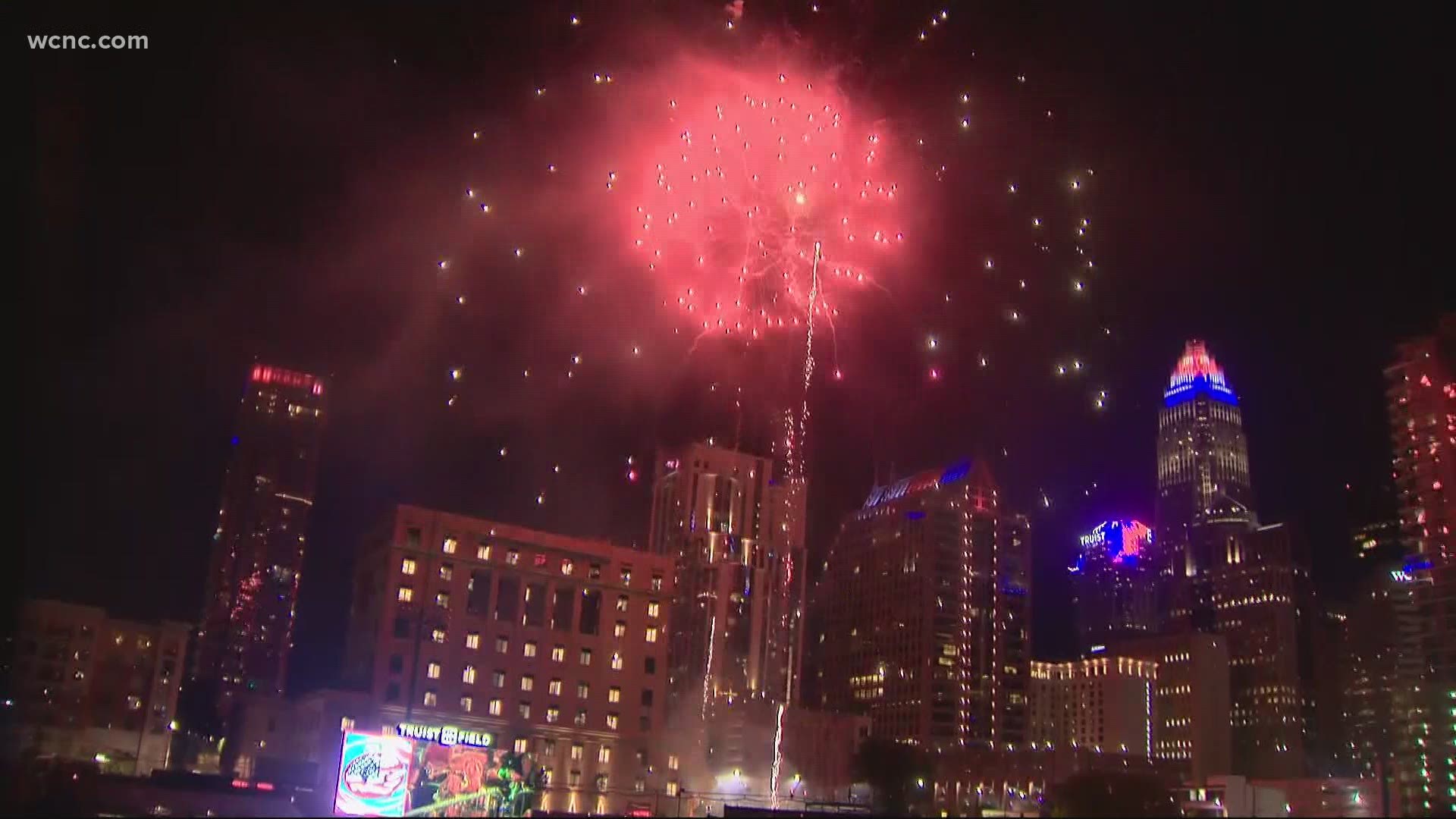 Crowds break records for fireworks at Truist Field