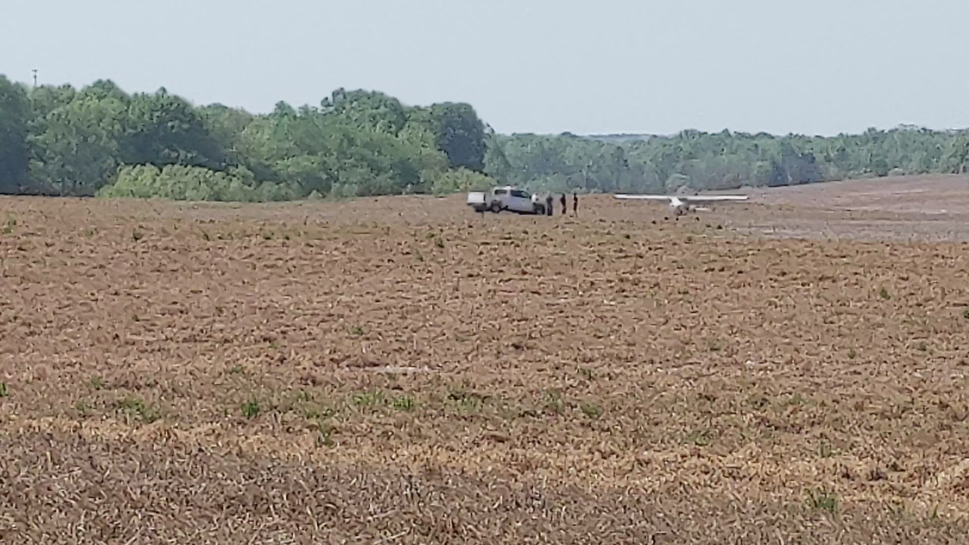 Plane landed in field near Monroe, NC