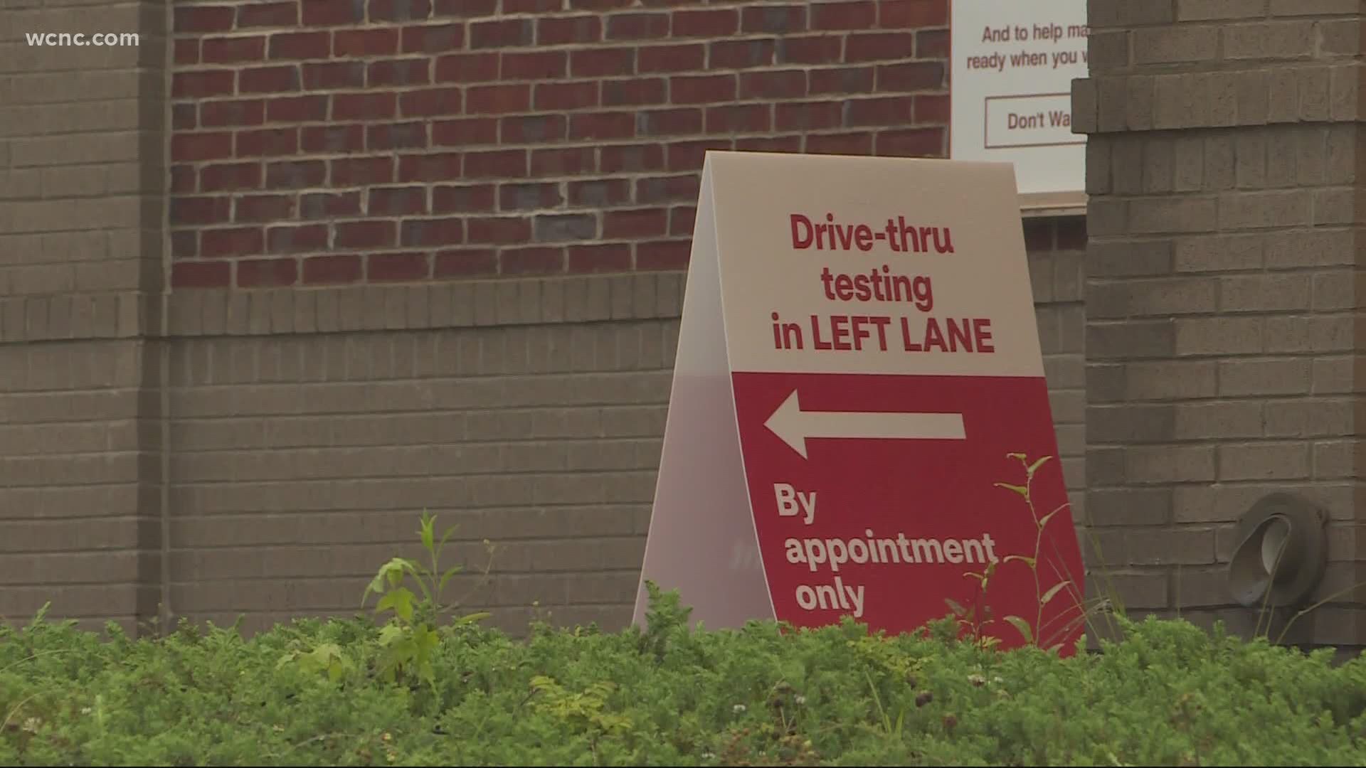 Drive-thru coronavirus testing site opening at Orlando Walmart