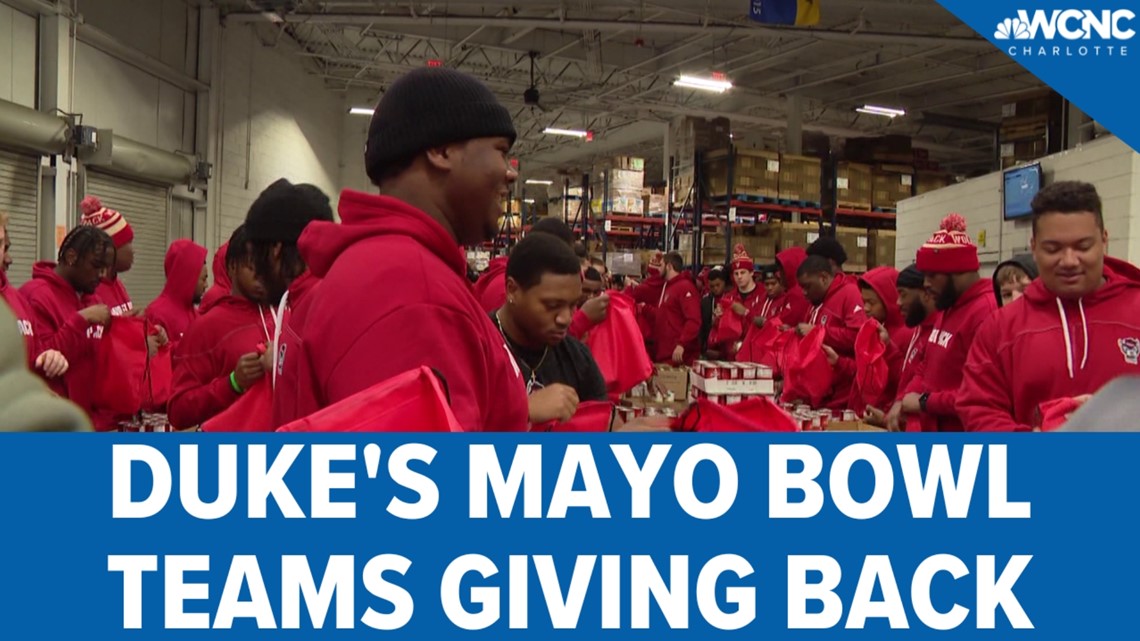 Duke's Mayo Bowl teams help give back