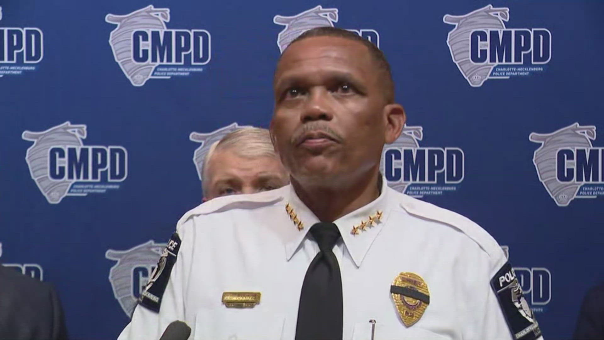 Charlotte-Mecklenburg Police Department Chief Johnny Jennings said he is overwhelmed by the support of the law enforcement community after four officers were killed.