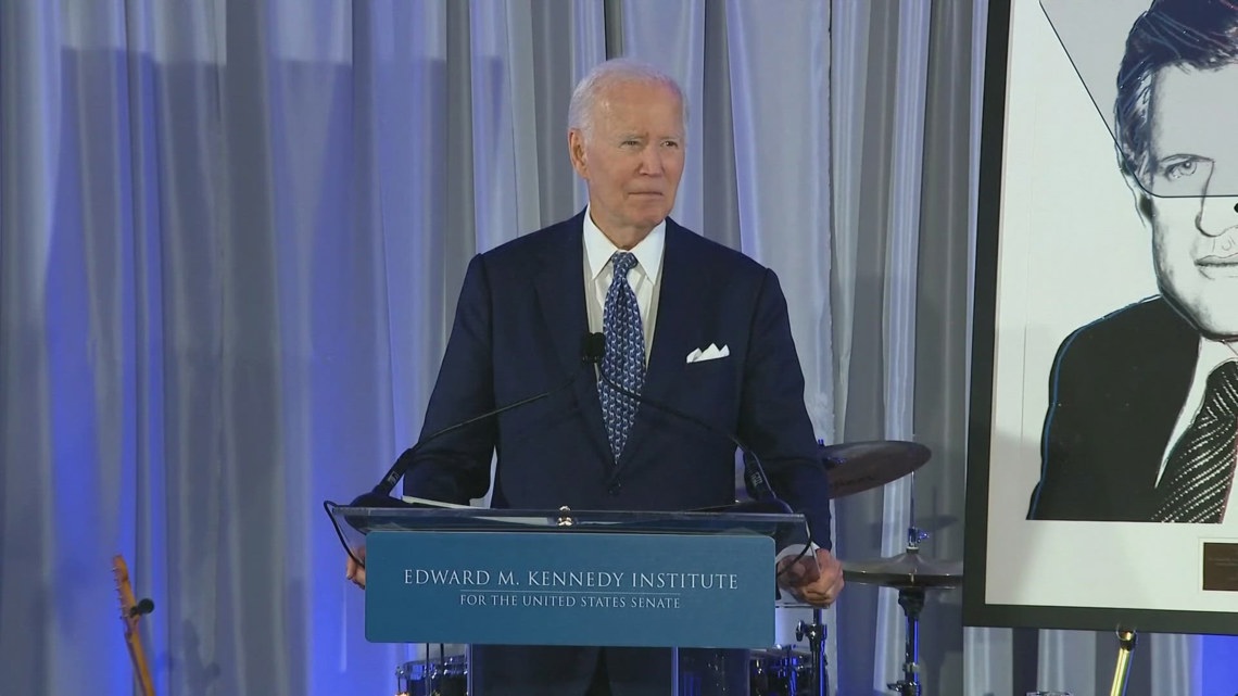 Biden speaks publicly after cancer treatment