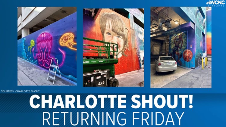 Charlotte SHOUT! is returning this weekend, and bringing new murals to the Queen City