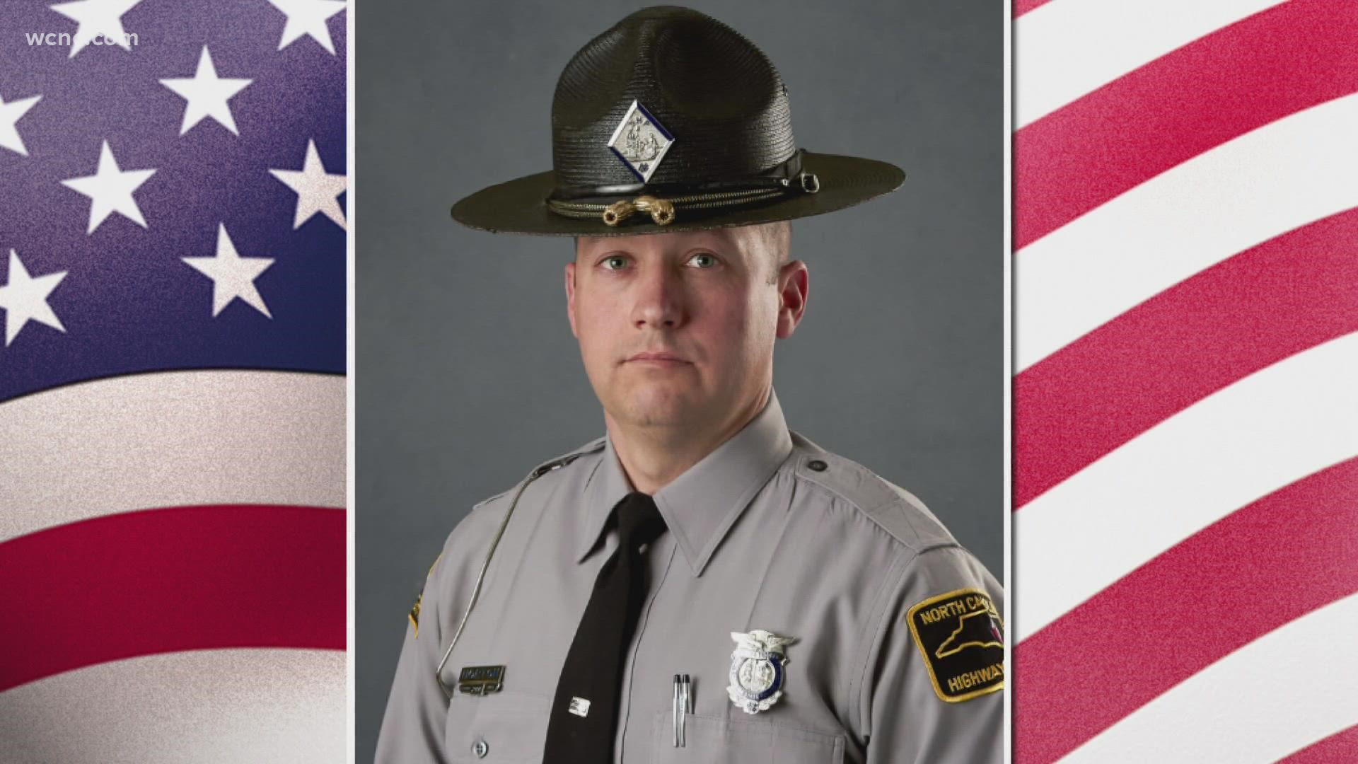 A North Carolina Highway Patrol trooper killed in the line of duty was laid to rest Friday.
