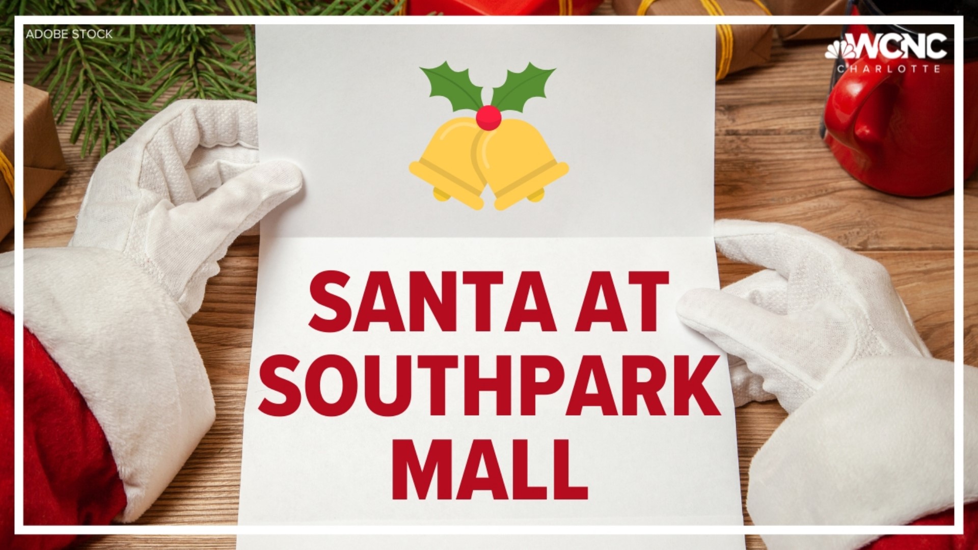 Starting Friday, Nov. 11, Santa's sleigh will be at SouthPark Mall so all the good boys and girls can meet him during the holiday season.