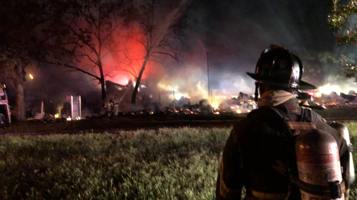 PHOTOS Massive fire at historic Balls Creek Campground