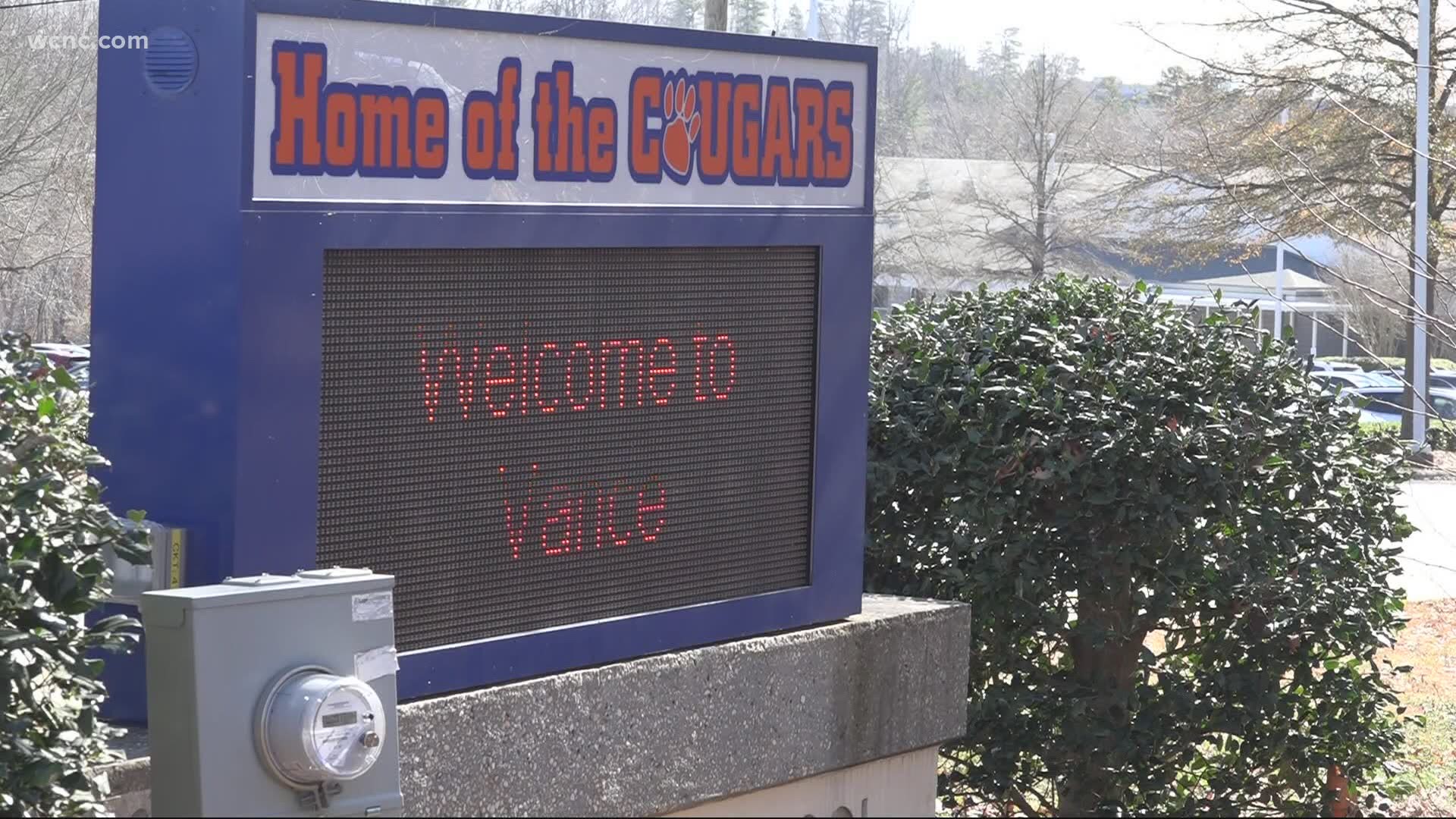 The Charlotte-Mecklenburg Schools Board of Education has started the process of renaming Vance High School. The board met about the issue Tuesday night.