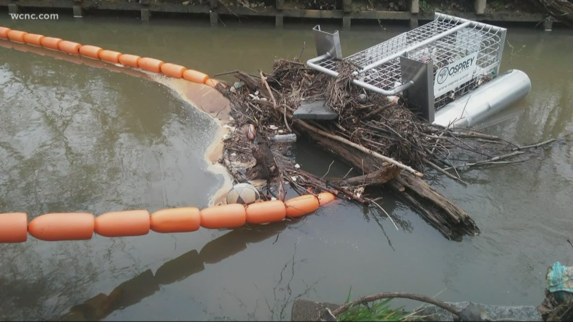 A device called the “litter gitter” is cleaning trash out of Charlotte’s waterways.