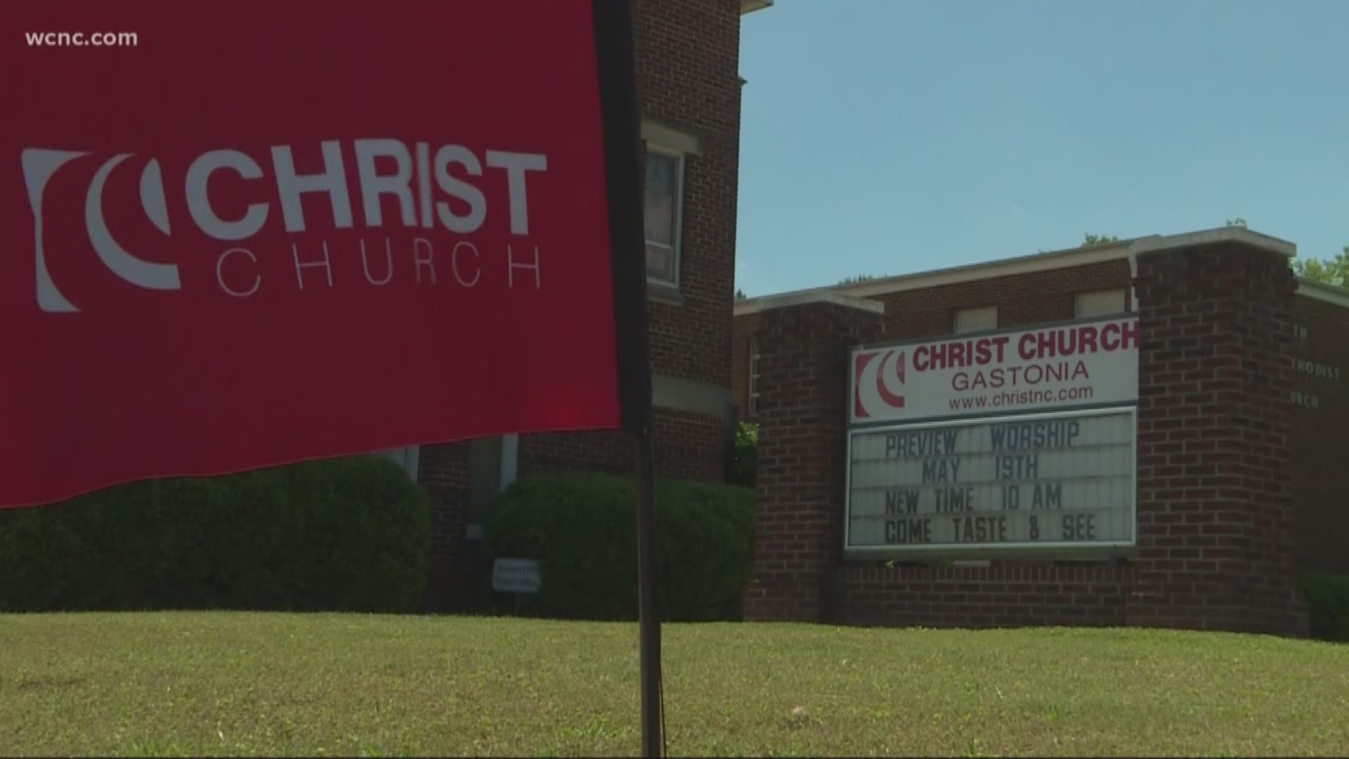 Gastonia Police say the thief broke into Christ Church Gastonia Mission sometime in the past week.