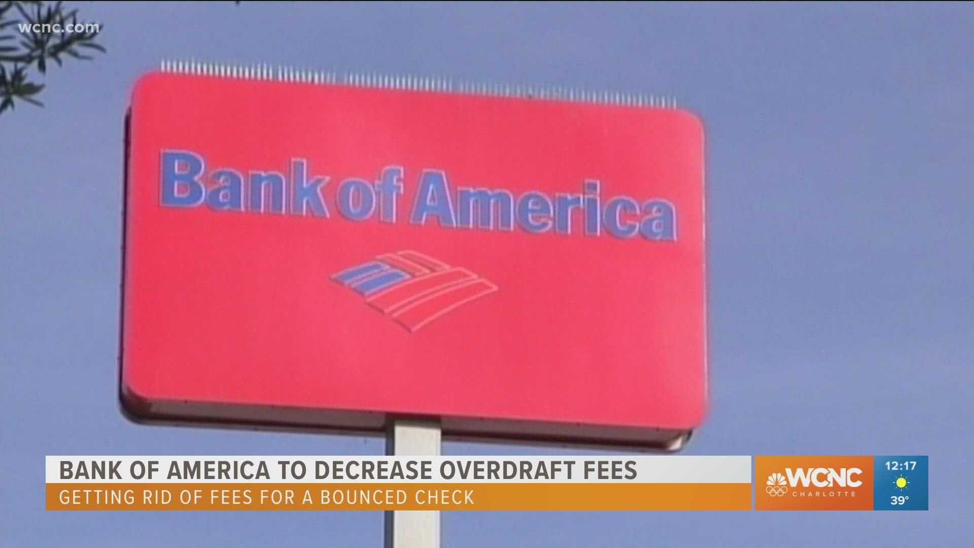 While Bank of America is one of the U.S.'s largest banks, it remains unclear if others will follow their lead in reducing overdraft fees