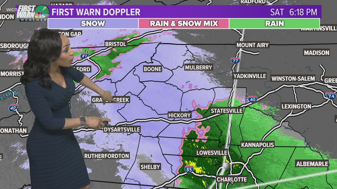 Up to 5" of snow possible in NC mountains Saturday into Sunday - Vimarsana News