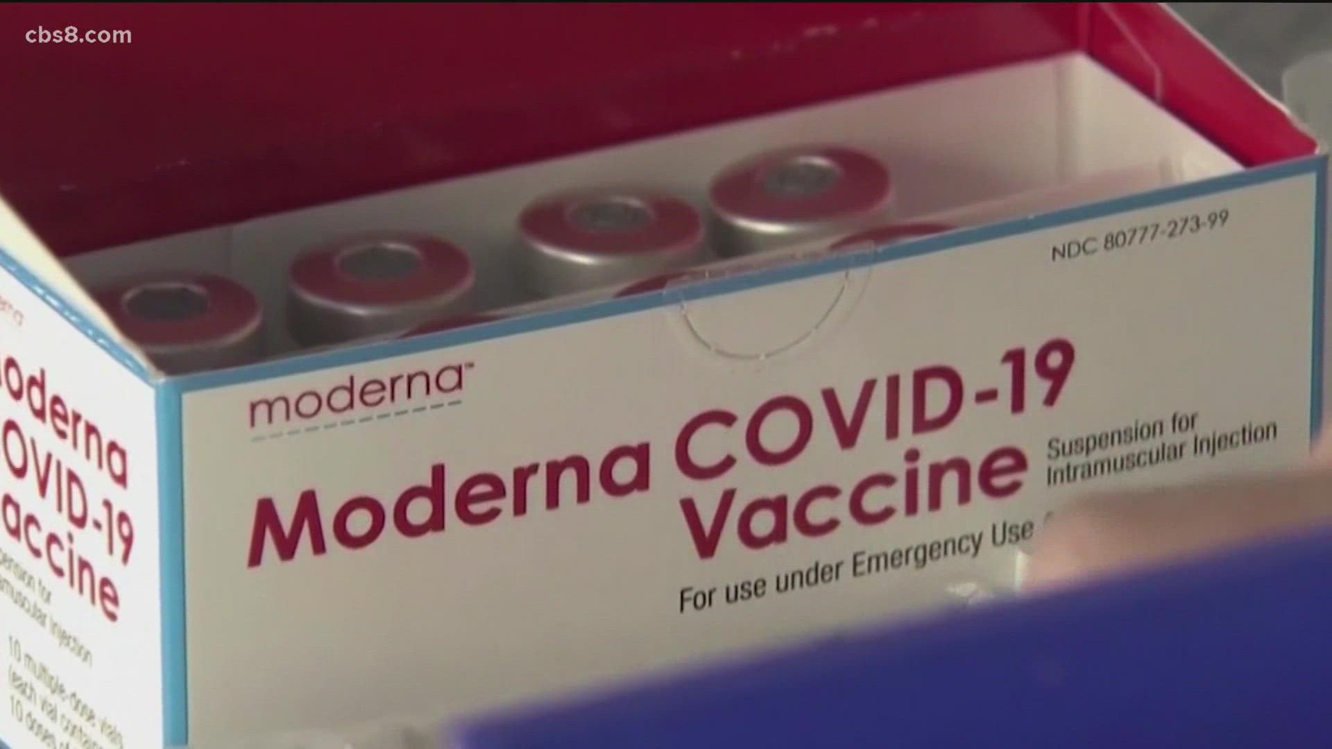 Data released from Centers for Disease Control and Prevention suggests people who received Moderna are less likely to be hospitalized for COVID-19.