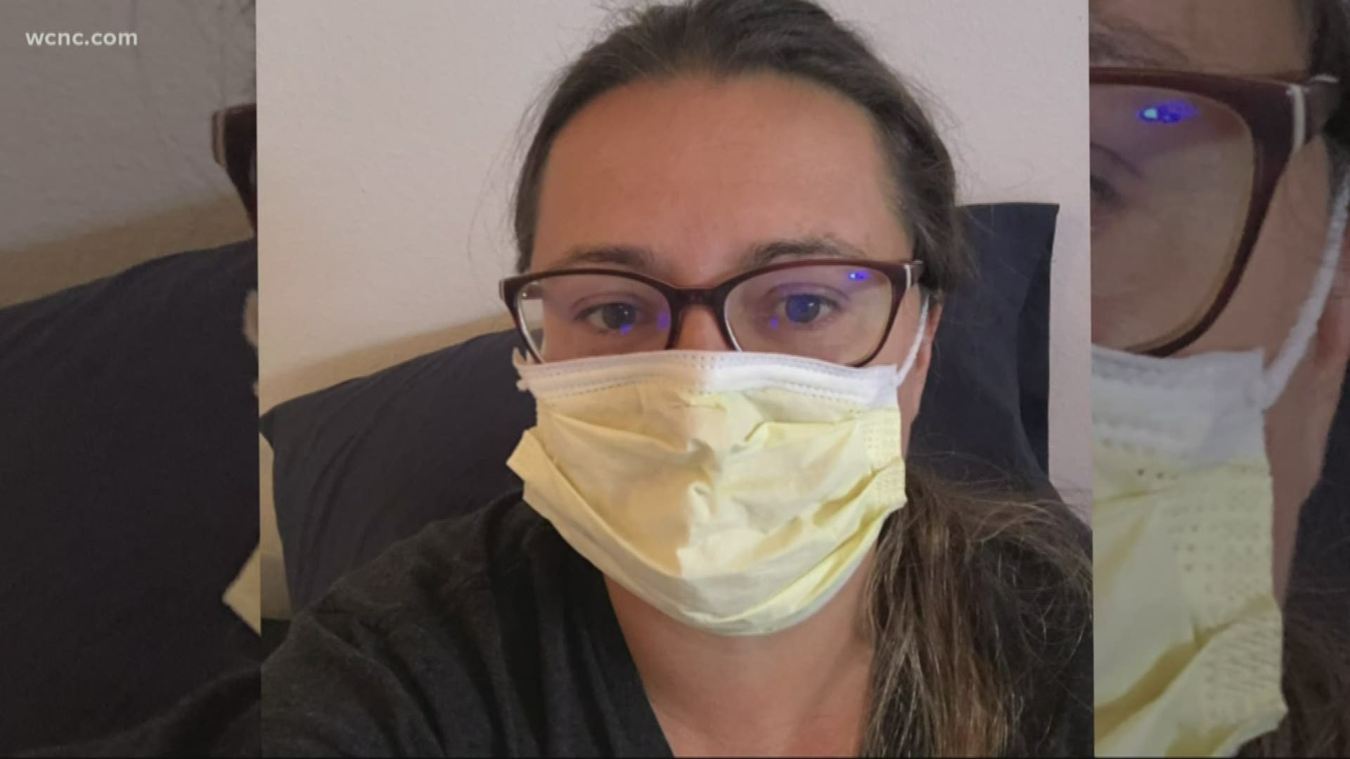 A 42-year-old woman says she is confident she has COVID-19, but doctors denied her a test because her symptoms weren't severe enough.