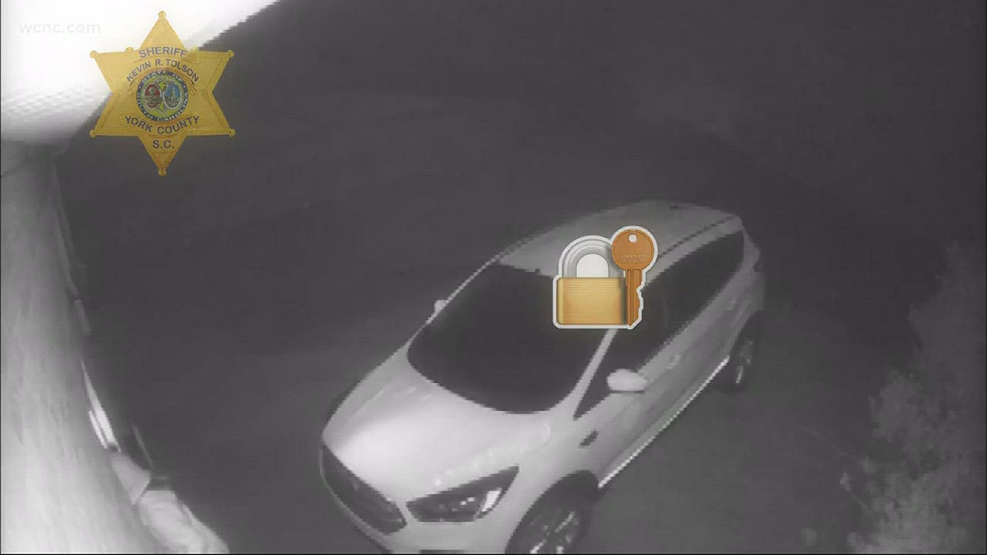 Police are searching for suspects in a string of car break-ins.