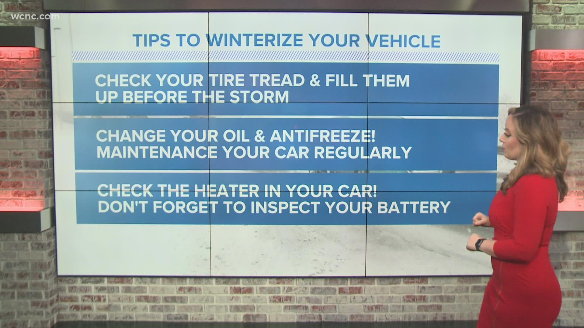 As a strong winter storm approaches the Carolinas, we're helping you get ready! One of the most important items on the list: your mode of transportation.