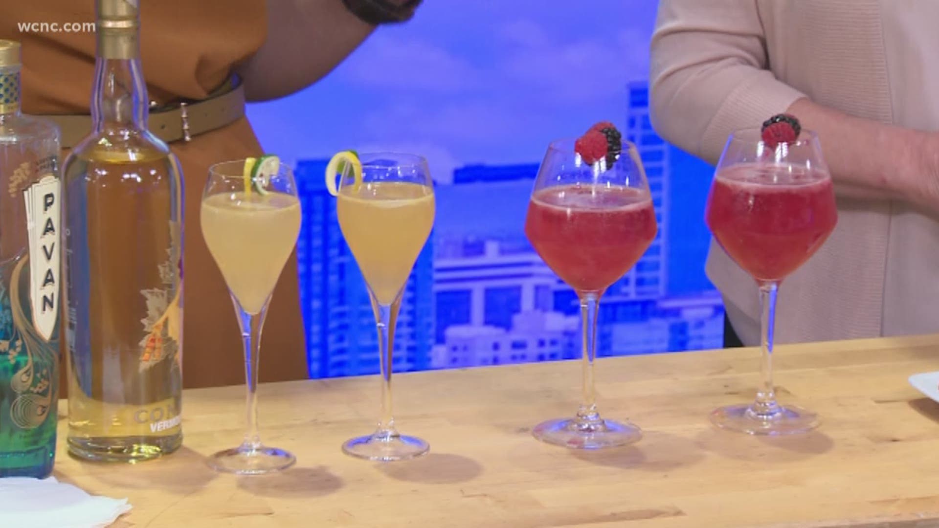 Catherine Rabb and Sarah Malik show us how to make cocktails with wine.