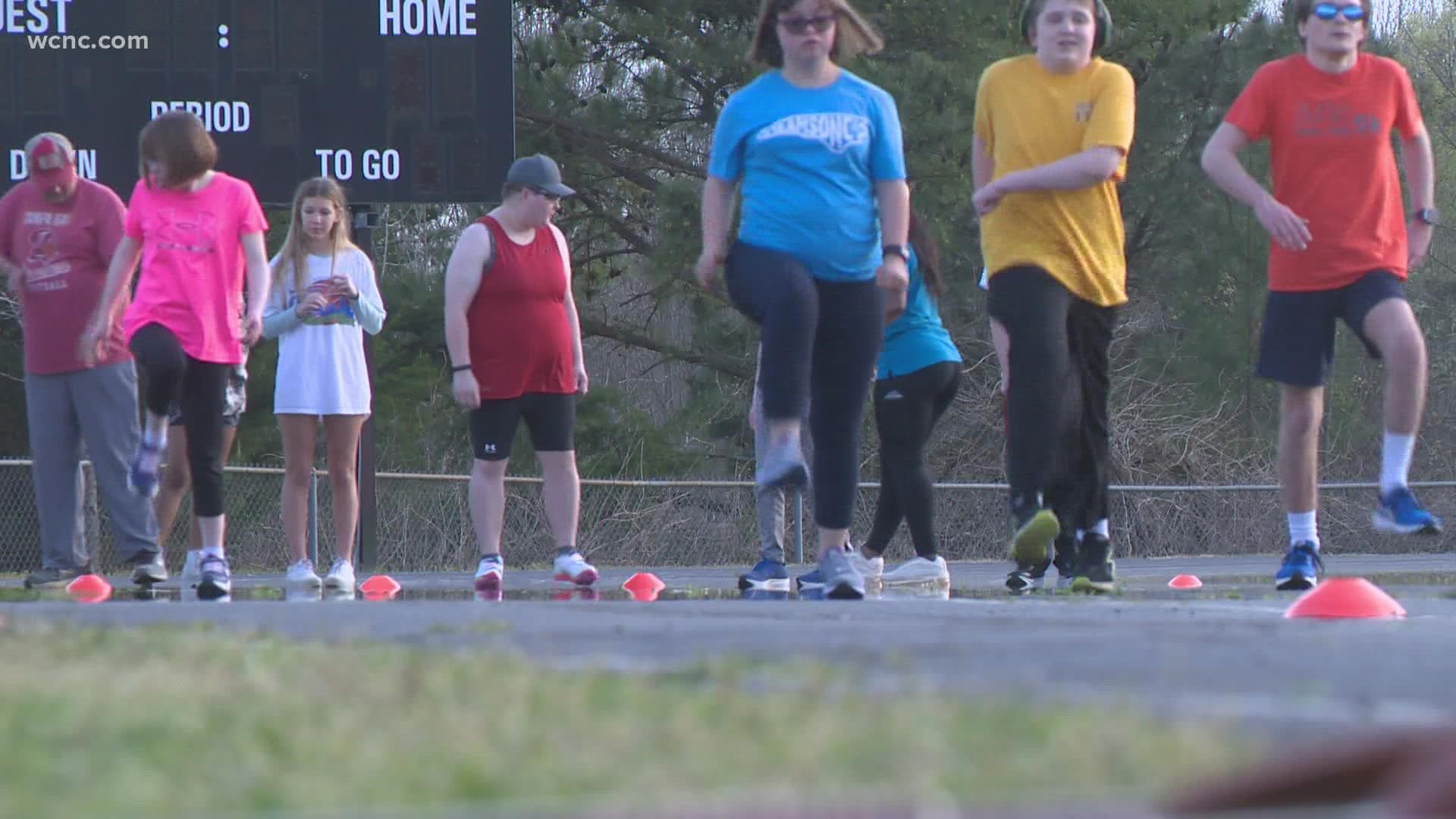 For the first time in two years, athletes will compete in a Special Olympics track and field event in Cabarrus County.