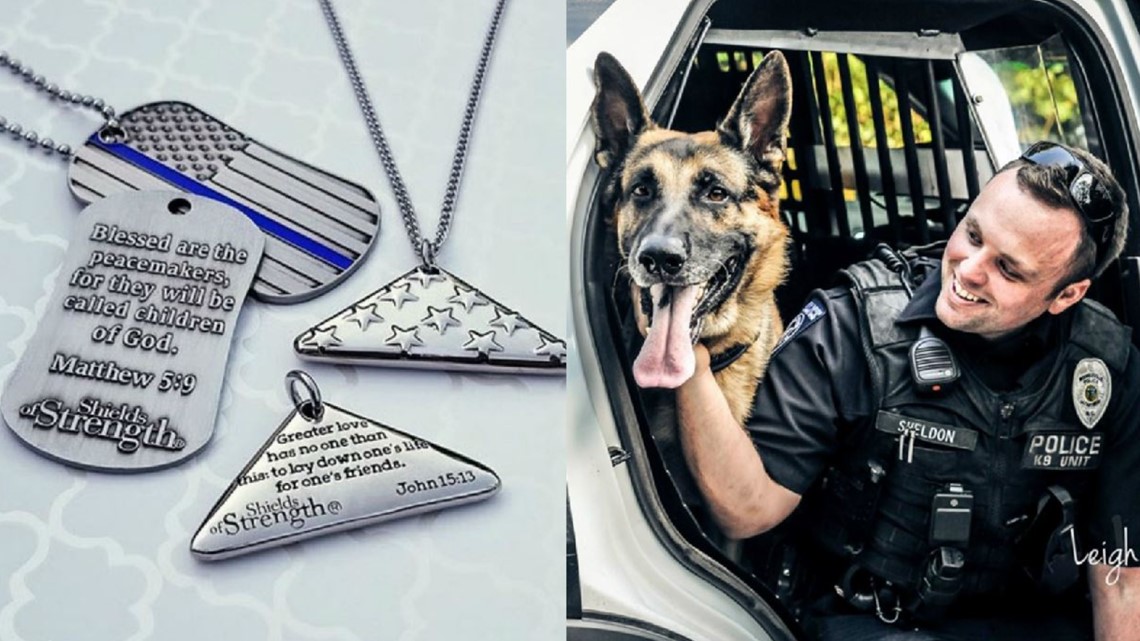 police dog tags