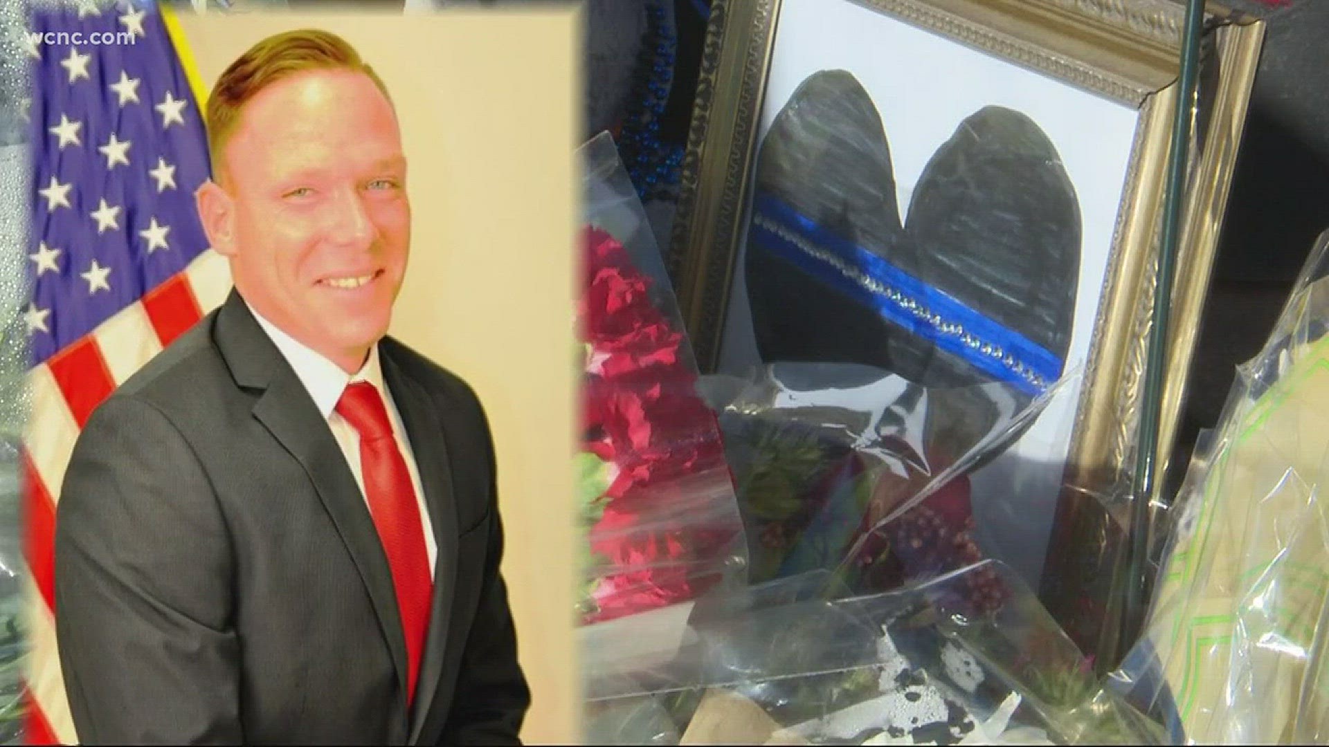 Fallen York County detective Mike Doty will be laid to rest Monday following a celebration of life at Calvary Church in south Charlotte.